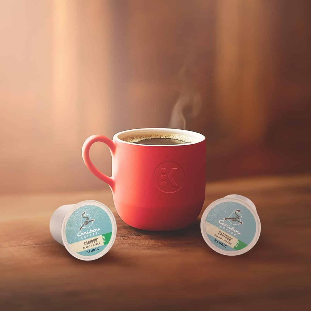 Caribou Coffee Decaf K-Cup Pods, Medium Roast, 96 Count - Rainforest Alliance Certified