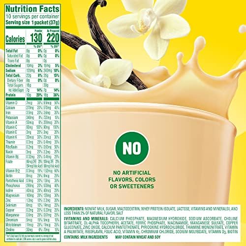 Carnation Breakfast Essentials High Protein Oral Supplement Classic French Vanilla Flavor 1.31 oz. Packet 60 Ct