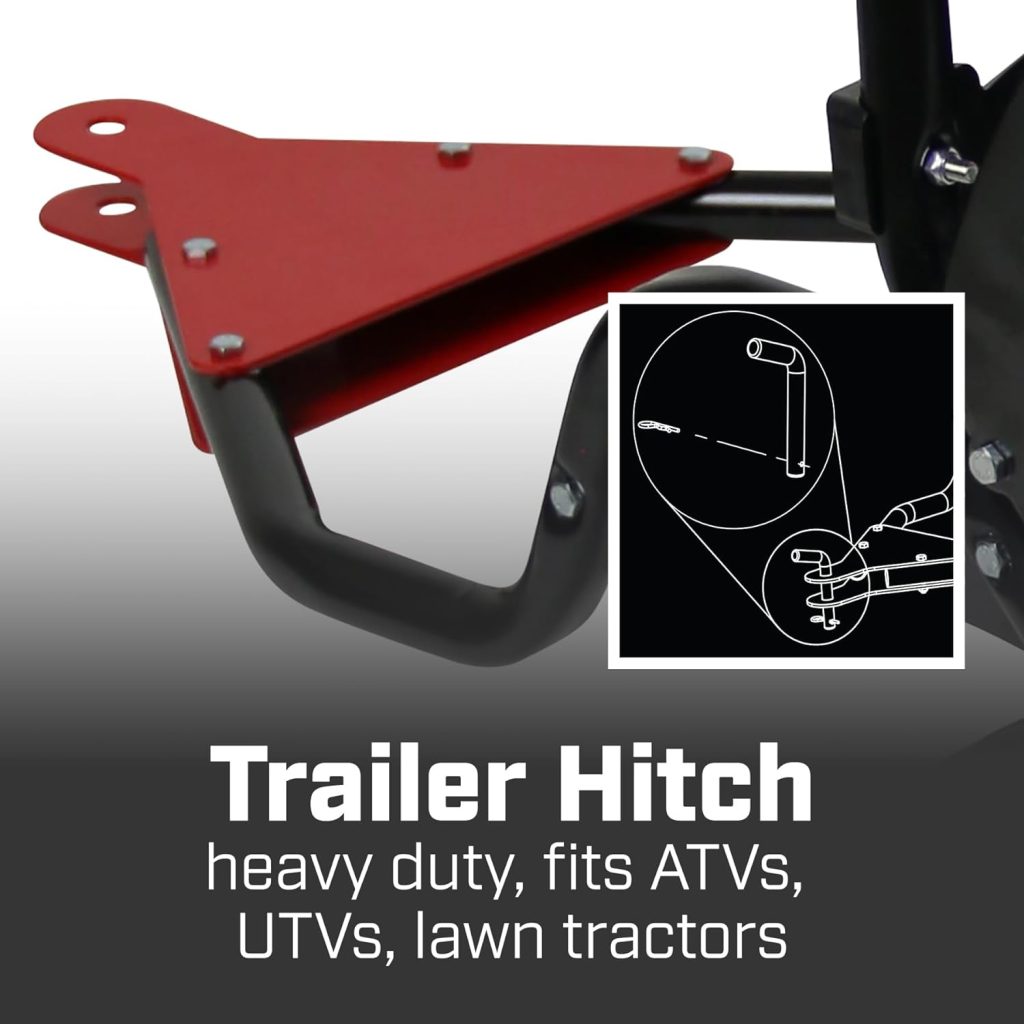 Chapin 8622B 150-Pound Tow Behind Spreader with Auto-Stop Impeller, 11 Gate Adjustments, USA Made