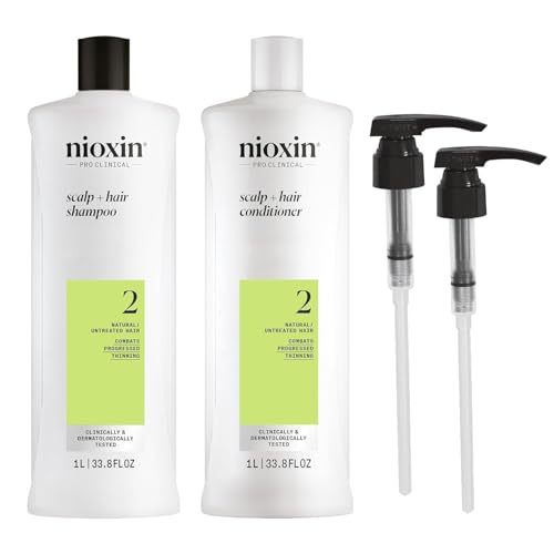Cleanser Shampoo And Scalp Therapy Conditioner 33.8 Ounce Pumps Includes (System 2)