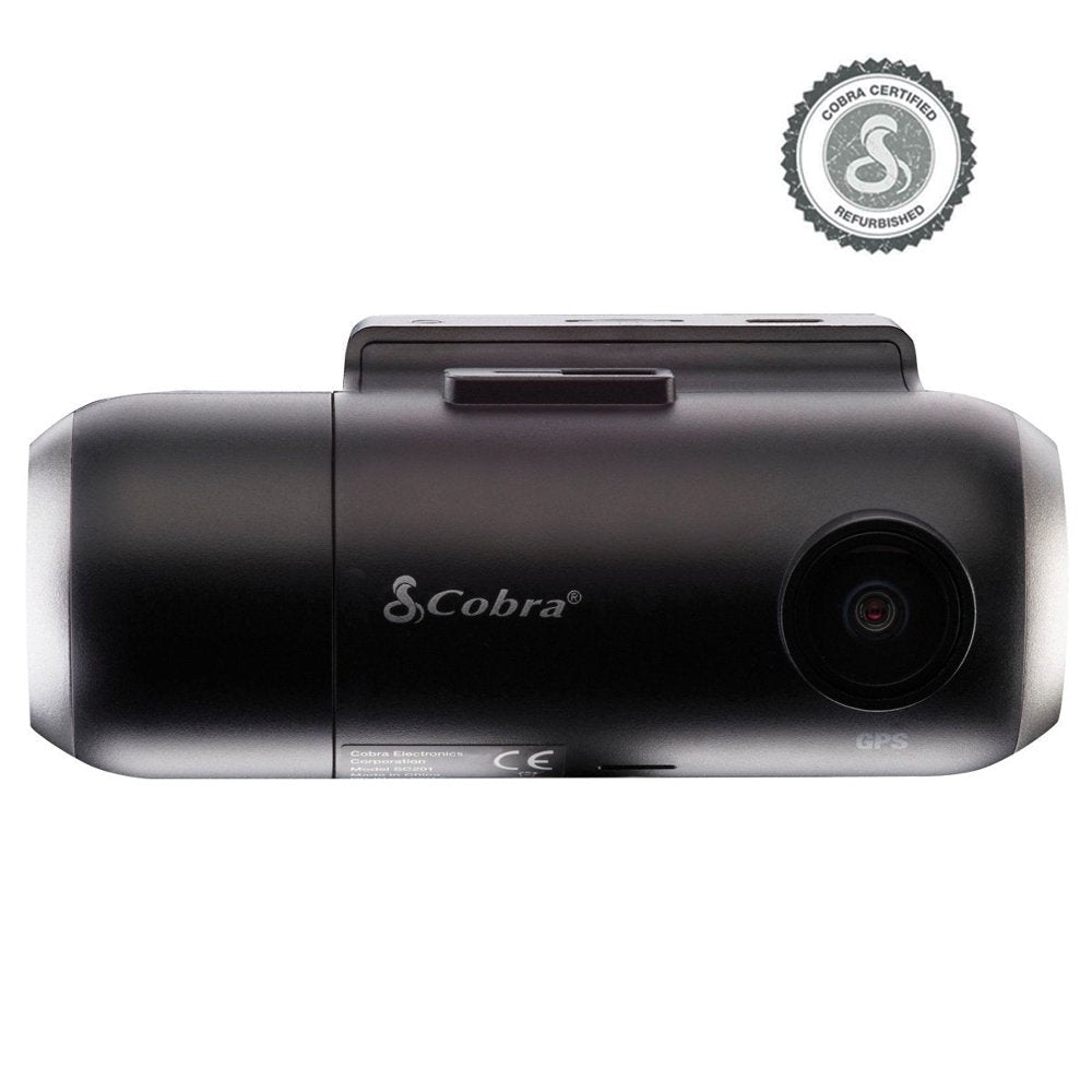 Cobra SC 201 Smart Dash & Rear Cam with 1080P, WiFi, GPS, Night Vision & Incident Alerts