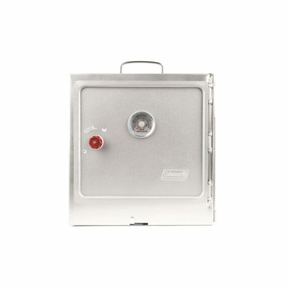Coleman Portable Camping Oven with Thermometer, Adjustable Rack, Compatible with Camp Stoves, Durable Steel, Folds Flat