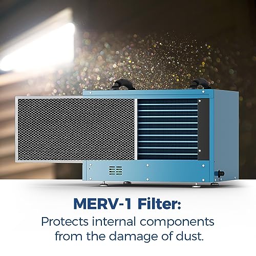 Commercial Dehumidifier 113 Pint, with Drain Hose for Crawl Spaces, Basements