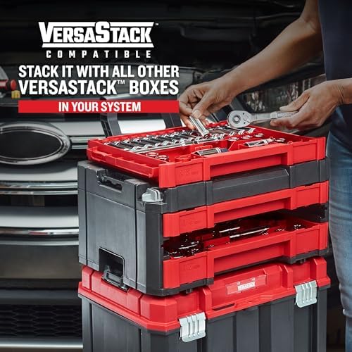 CRAFTSMAN VERSASTACK Mechanics Tool Set  1/4 in  3/8 in  and 1/2 in Drive  230 Piece (CMMT45306)