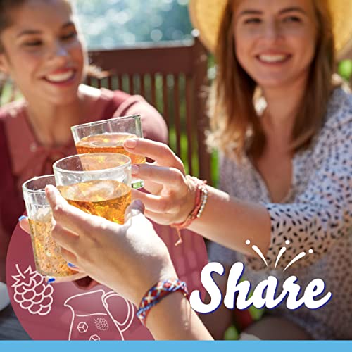 Crystal Light Sugar-Free Raspberry Green Tea Naturally Flavored Powdered Drink Mix 60 Count Pitcher Packets 5 Count (Pack of 12)