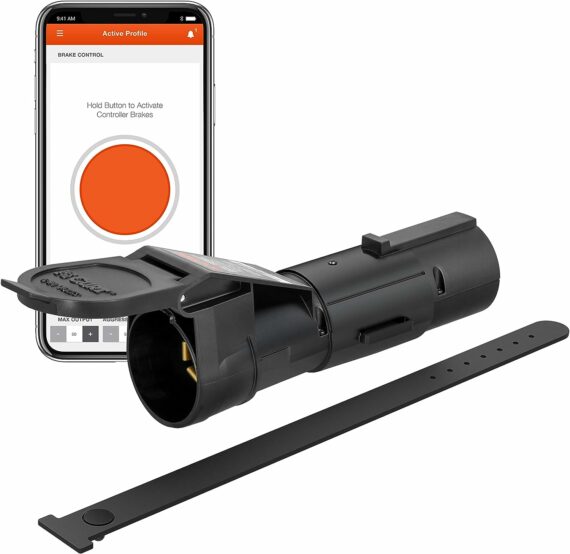 CURT Echo Mobile Electric Trailer Brake Controller with Bluetooth-Enabled Smartphone Connection