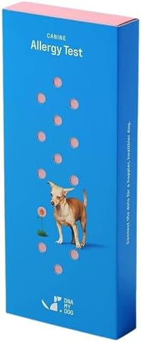 Dna My Dog Canine Allergy Test Sensitivity and Intolerance Testing Kits Home Sample Collection Kit for Dogs Allergy