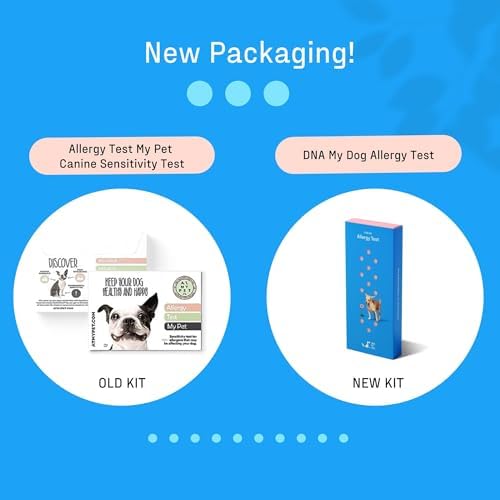 Dna My Dog Canine Allergy Test Sensitivity and Intolerance Testing Kits Home Sample Collection Kit for Dogs Allergy