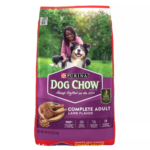Dog Chow Complete Adult Lamb Dry Dog Food - 44lbs