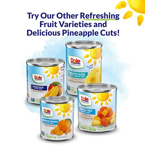 Dole Canned Fruit  Mandarin Oranges in Light Syrup  Gluten Free  Pantry Staples  15 Oz  12 Count