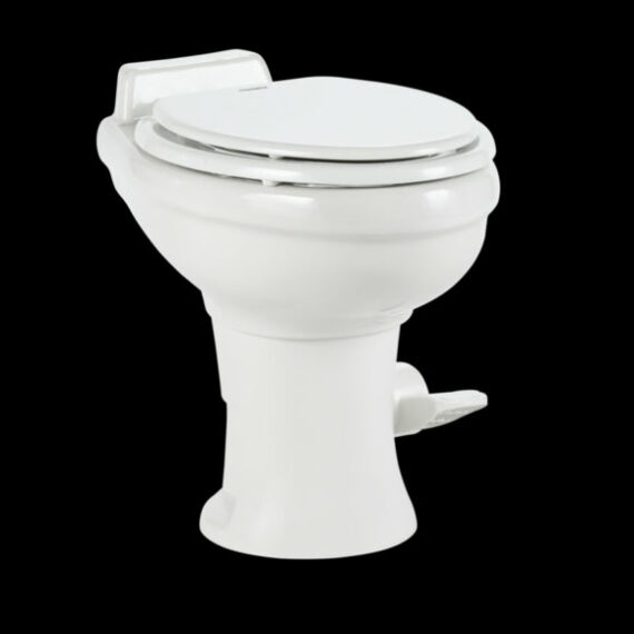 Dometic 302320081 320 Series Standard Height RV Toilet, White