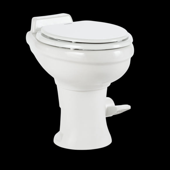 Dometic 302320081 320 Series Standard Height RV Toilet, White