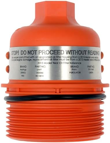 Dorman 926-959 Patented Upgraded Aluminum Engine Oil Filter Housing with Oil Cooler and Filter Compatible with Select Models (OE FIX)