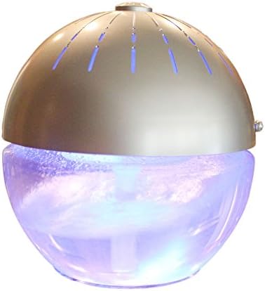 Earth Globe Air Revitalizer  Air Washer  Air Freshener  Room Aromatizer  Aroma and Essential Oil Diffuser with 10ML Lavender Oil  Silver