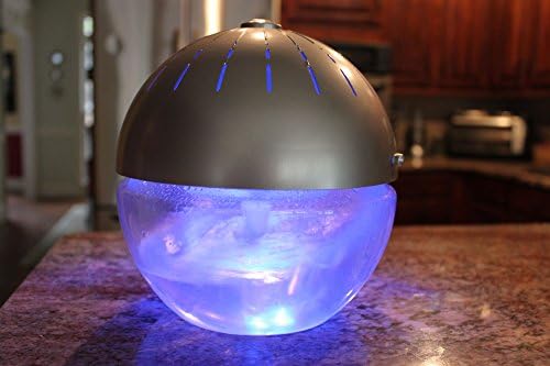 Earth Globe Air Revitalizer  Air Washer  Air Freshener  Room Aromatizer  Aroma and Essential Oil Diffuser with 10ML Lavender Oil  Silver