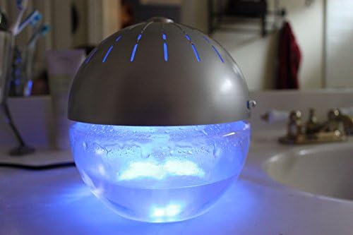 Earth Globe Air Revitalizer  Air Washer  Air Freshener  Room Aromatizer  Aroma and Essential Oil Diffuser with 10ML Lavender Oil  Silver