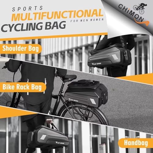 Ebike Battery Bag – Hard Shell E Bike Rack Bag  30L Electric Bicycle Rear Rack Bag  Multifunction Large Pannier for Bicycle  Electric Bike Rear Seat Bag Bike Trunk Bag for Bike Accessories