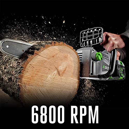 EGO Power 16-Inch 56-Volt Lithium-ion Cordless Chainsaw, Black