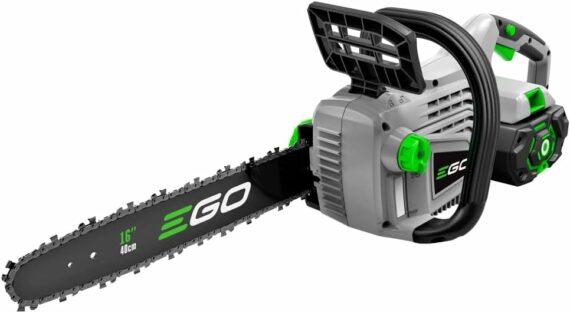 EGO Power 16-Inch 56-Volt Lithium-ion Cordless Chainsaw, Black