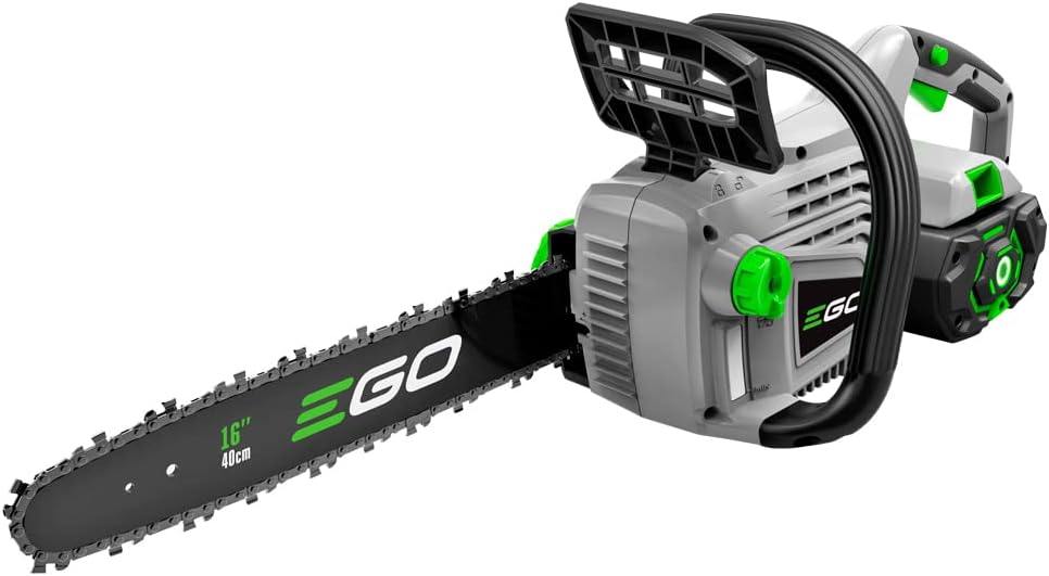 EGO Power 16-Inch 56-Volt Lithium-ion Cordless Chainsaw, Black