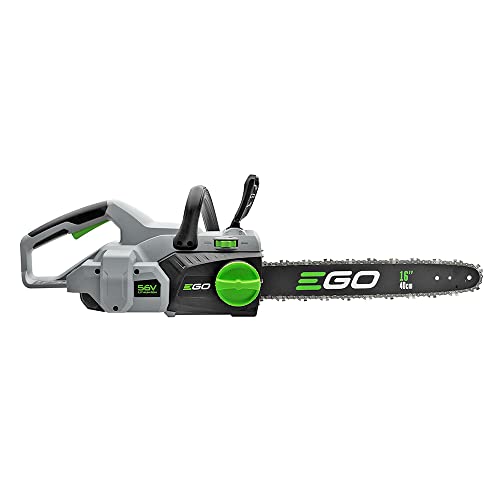 EGO Power 16-Inch 56-Volt Lithium-ion Cordless Chainsaw, Black
