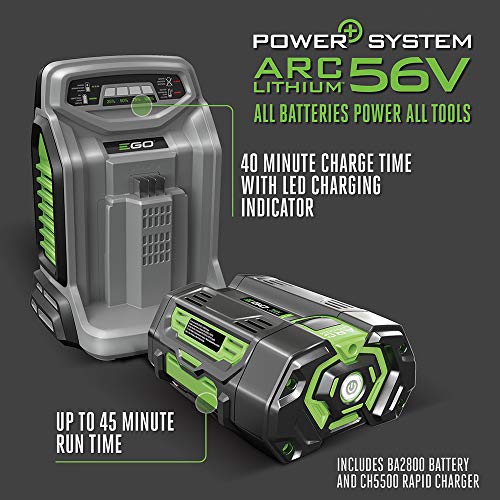 EGO Power+ 21-Inch 56-Volt Lithium-ion Cordless Lawn Mower 5.0Ah Battery