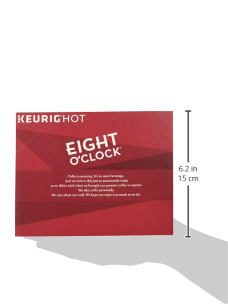Eight O'Clock Coffee The Original Medium Roast Recyclable K-Cup Pods, 96 Count