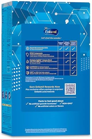 Enfamil Enspire Optimum Baby Formula with Immune-Supporting Lactoferrin Our Closest Formula to Breast Milk Brain Building DHA Dual Prebiotics Infant Formula Powder Baby Milk 30 Oz Pack of 4