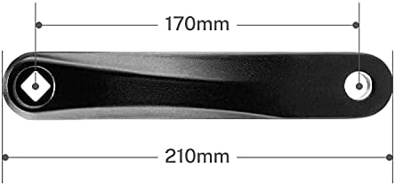Epessa Crank Arm Left Available in Diamond Hole and Square Hole 170mm