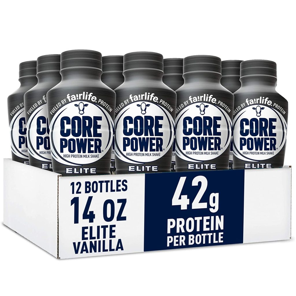 Fairlife Core Power Elite Vanilla High Protein Shake 42g, 14 Fl Oz, 12 Pack - Workout Recovery Drink