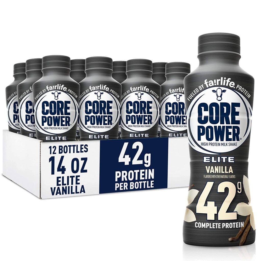 Fairlife Core Power Elite Vanilla High Protein Shake 42g, 14 Fl Oz, 12 Pack - Workout Recovery Drink