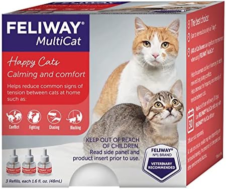 FELIWAY MultiCat Calming Pheromone  30 Day Refill - 3 Pack