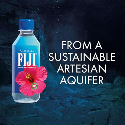 FIJI Natural Artesian Bottled Water 330 mL / 11.15 Fl Ounce (Pack of 36)