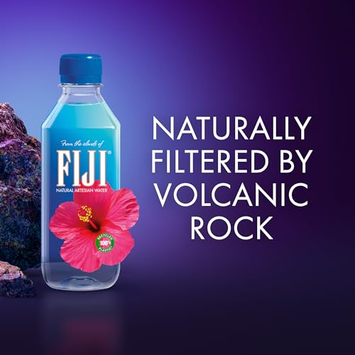 FIJI Natural Artesian Bottled Water 330 mL / 11.15 Fl Ounce (Pack of 36)