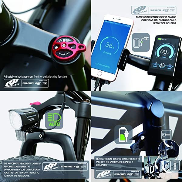 Foldable Electric Bike 750W High Speed Motor, 12AH Removable 48V Ebike Battery, 8 Speed, 264.0 Fat Tire Electric Bike Folding Ebikes for Adults, E Bikes for Women and Men UNIK C white