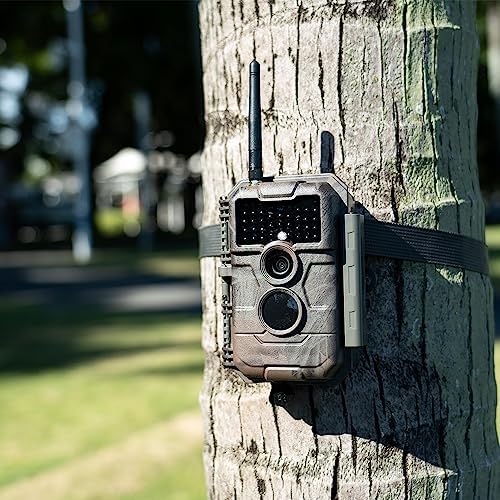 GardePro E6 Trail Camera WiFi 48MP 1296P Game Camera with No Glow Night Vision Motion Activated Waterproof for Wildlife Deer Scouting Hunting or Property Security  Camo
