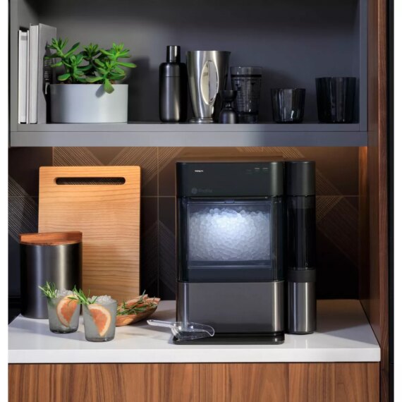 GE Profile Opal 2.0 Nugget Ice Maker - Black Stainless Steel