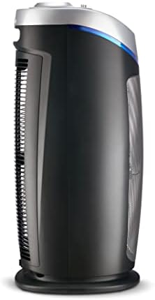 GermGuardian Air Purifier with HEPA 13 Filter  Removes 99.97% of Pollutants  Covers Large Room up to 743 Sq. Foot Room in 1 Hr  UV-C Light Helps Reduce Germs  Zero Ozone Verified  22"  Gray  AC4825E