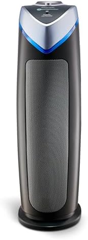 GermGuardian Air Purifier with HEPA 13 Filter  Removes 99.97% of Pollutants  Covers Large Room up to 743 Sq. Foot Room in 1 Hr  UV-C Light Helps Reduce Germs  Zero Ozone Verified  22"  Gray  AC4825E