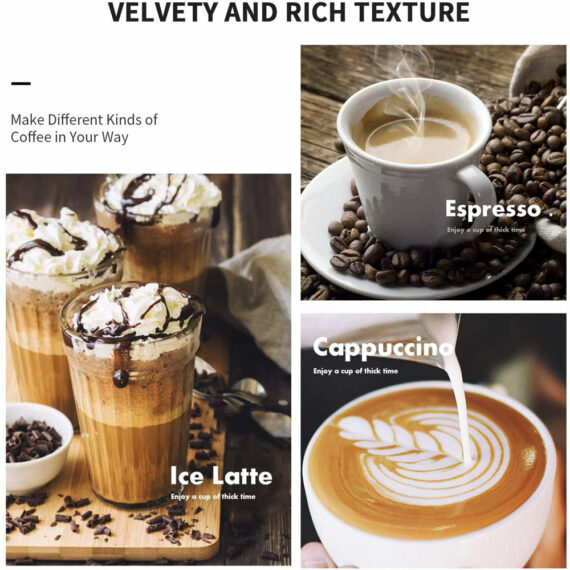 Gevi Silver 15-Bar Stainless Steel Espresso Machine with Frothing Wand - Cappuccino Maker