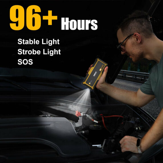 GOOLOO 4000A 12V Car Jump Starter for Gas & Diesel Engines with USB & Type-C Ports