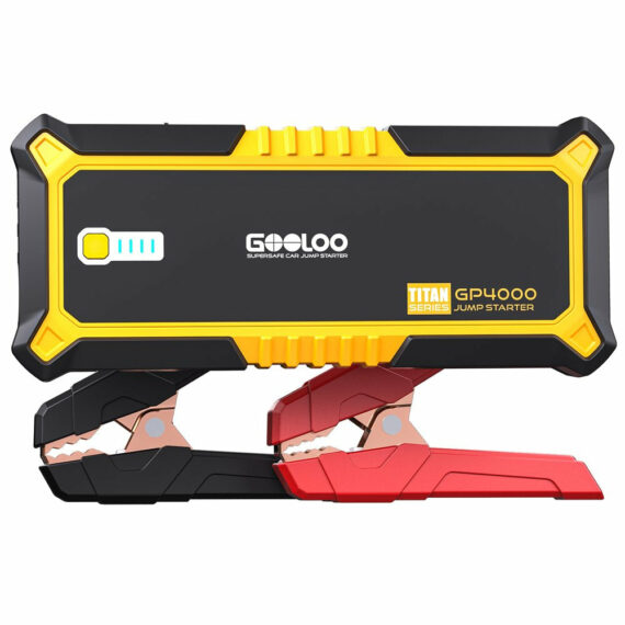 GOOLOO 4000A 12V Car Jump Starter for Gas & Diesel Engines with USB & Type-C Ports