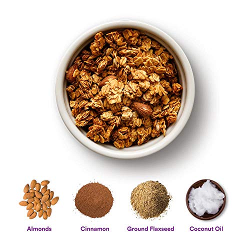 gr8nola THE ORIGINAL - Healthy Low Sugar Bulk Granola Cereal - Made with Superfoods Whole Almonds Honey Cinnamon and Flaxseed Soy Free Dairy Free and No Refined Sugar - 4.5lb Resealable Bag