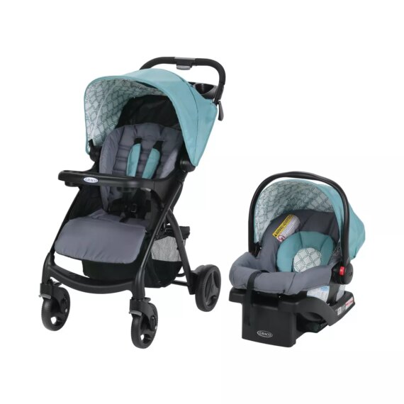 Graco Verb Click Connect Travel System with SnugRide Infant Car Seat - Merrick