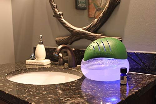 Green Leaf Air Revitalizer  Air Freshener  Room Aromatizer  Aroma and Essential Oil Diffuser with 10ML Lavender Oil