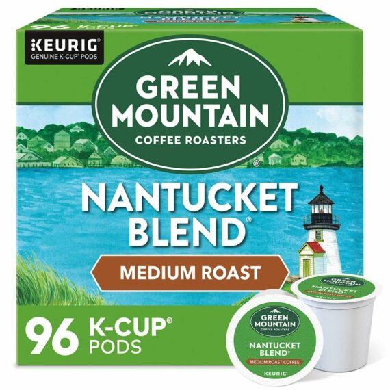 Green Mountain Coffee Roasters Nantucket Blend K-Cup Pods, Medium Roast, 96 Count
