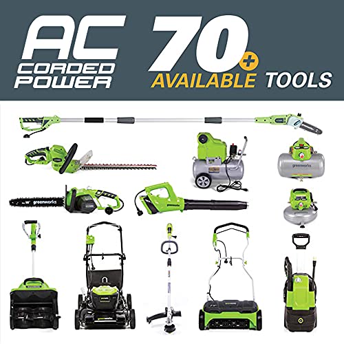 Greenworks 10 Amp 14" Corded Electric Dethatcher (Stainless Steel Tines)