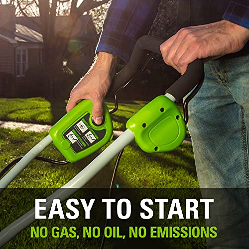 Greenworks 10 Amp 14" Corded Electric Dethatcher (Stainless Steel Tines)