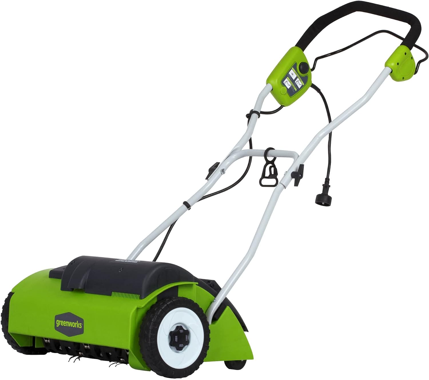 Greenworks 10 Amp 14" Corded Electric Dethatcher (Stainless Steel Tines)