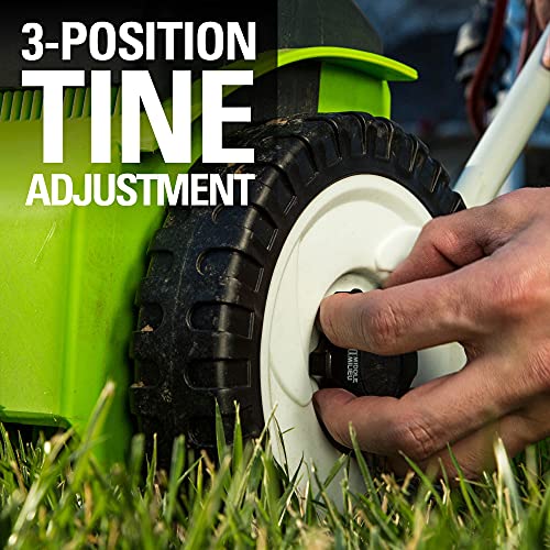 Greenworks 10 Amp 14" Corded Electric Dethatcher (Stainless Steel Tines)